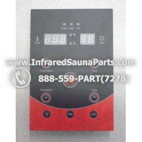 FACE PLATES - FACEPLATE FOR CIRCUIT BOARD VIDAL INFRARED SAUNA  06S084 1