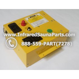 COMPLETE CONTROL POWER BOX 110V / 120V - COMPLETE CONTROL POWER BOX 110V / 120V CLEARLIGHT INFRARED SAUNA  MODEL HM-PCS1(REV.B) 3